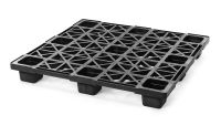 Medium-duty plastic export pallet 1140x1140x140mm - container format