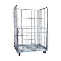Laundry Roll Container 4-sided - 1200x800x1800mm, Folding Gate