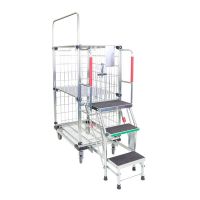 Order Picking Trolley - 1143x628x1805mm - Folding Steps