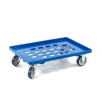Plastic Dolly - 615x415x175mm - Grid Base