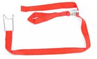 Red textile binder for trolleys