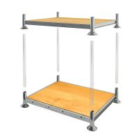 Demountable Post Pallet with Multiplex Base - 1545x1180x310mm - Single Base