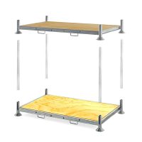 Demountable Post Pallet with Multiplex Base - 1850x1035x310mm - Double Base