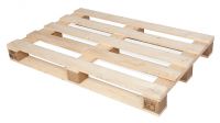 One-time medium wooden pallet 1200x800x123mm - 5 upper shelves