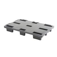 Plastic container pallet 1140x760x155mm - closed deck