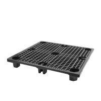 Pallet 1140x1140x145 mm - PE plastic, nestable, 1200 kg, with edge