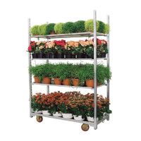 Danish Plant Container Trolley with 3 Shelves - 1350x565x1900mm - Used