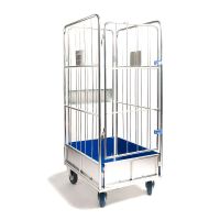 4 Sided Laundry Cage - 900x720x1750mm - Fixed Base