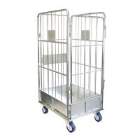 4 Sided Laundry Cage - 900x720x1750mm - Fixed Base