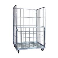 Laundry Roll Container 4-sided - 1200x800x1800mm, Folding Gate