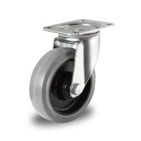 Caster wheel 125mm diameter ball bearing - PA / Rubber