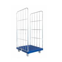 A roll container 2 side fences 810x720x1620mm - with straps