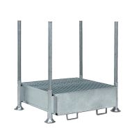 Environmental rack 1400x1035x500mm - with fluid collection tray, 440L