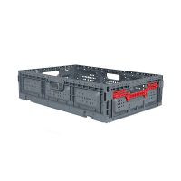 Folding Plastic Crate, perforated - 31L - 600x400x150mm