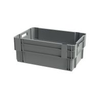Stack and Nest Box - 600x400x250mm - 45 Litres, Closed