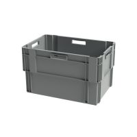 Stack and Nest Box - 600x400x360mm - 65 Litres, Closed