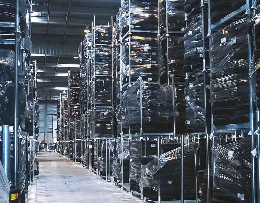How do mobile storage racks improve warehouse efficiency? 