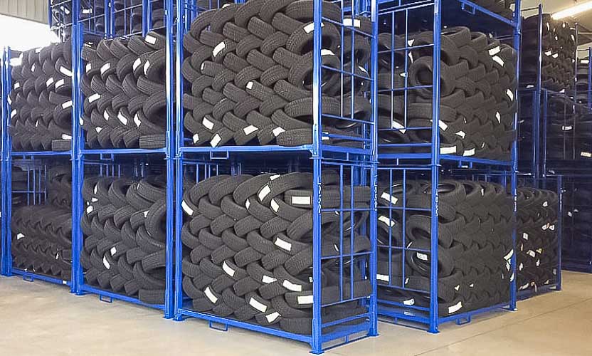 Car tire racks