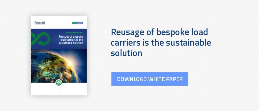 Reusage of bespoke load carriers is the sustainable solution