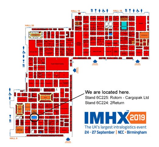 Rotom - Cargopak Ltd are going to IMHX Birmingham Exhibition - 24-27 Sep 2019